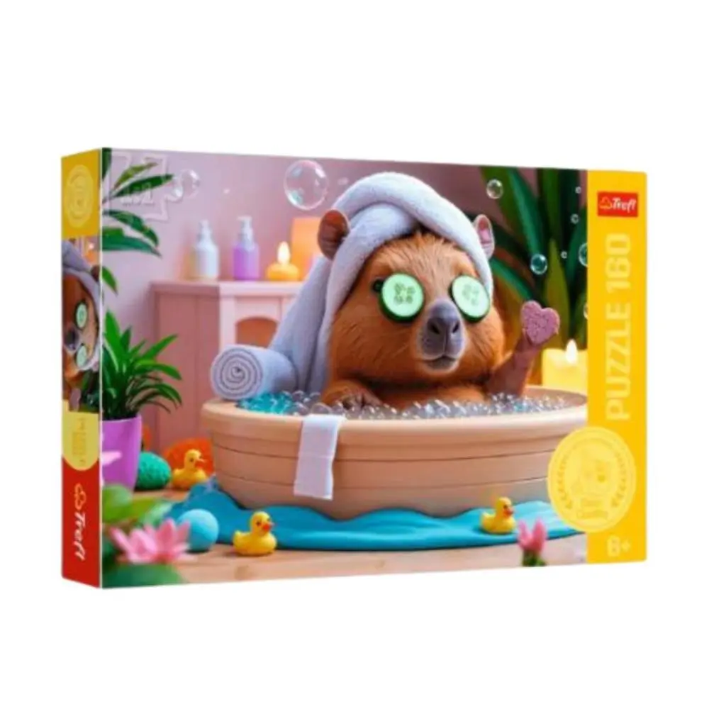 Trefl - Puzzle 160 pcs - Capivara no SPA