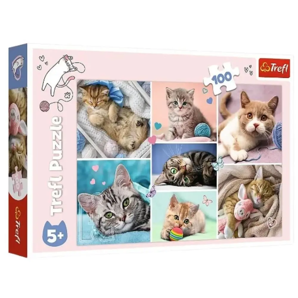 Trefl - Puzzle 100 pcs - In the Cat World