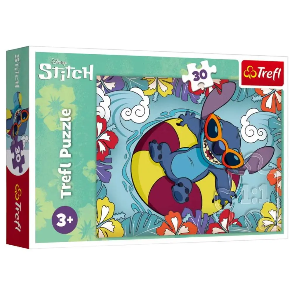 Puzzle Stitch on Vacation 30 peças - Trefl