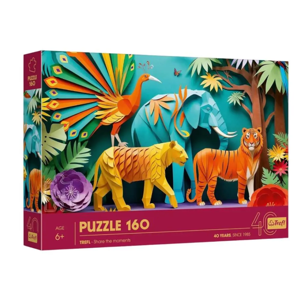 Trefl - Puzzle 160 pcs - 40th Anniversary of Trefl - Paper Art