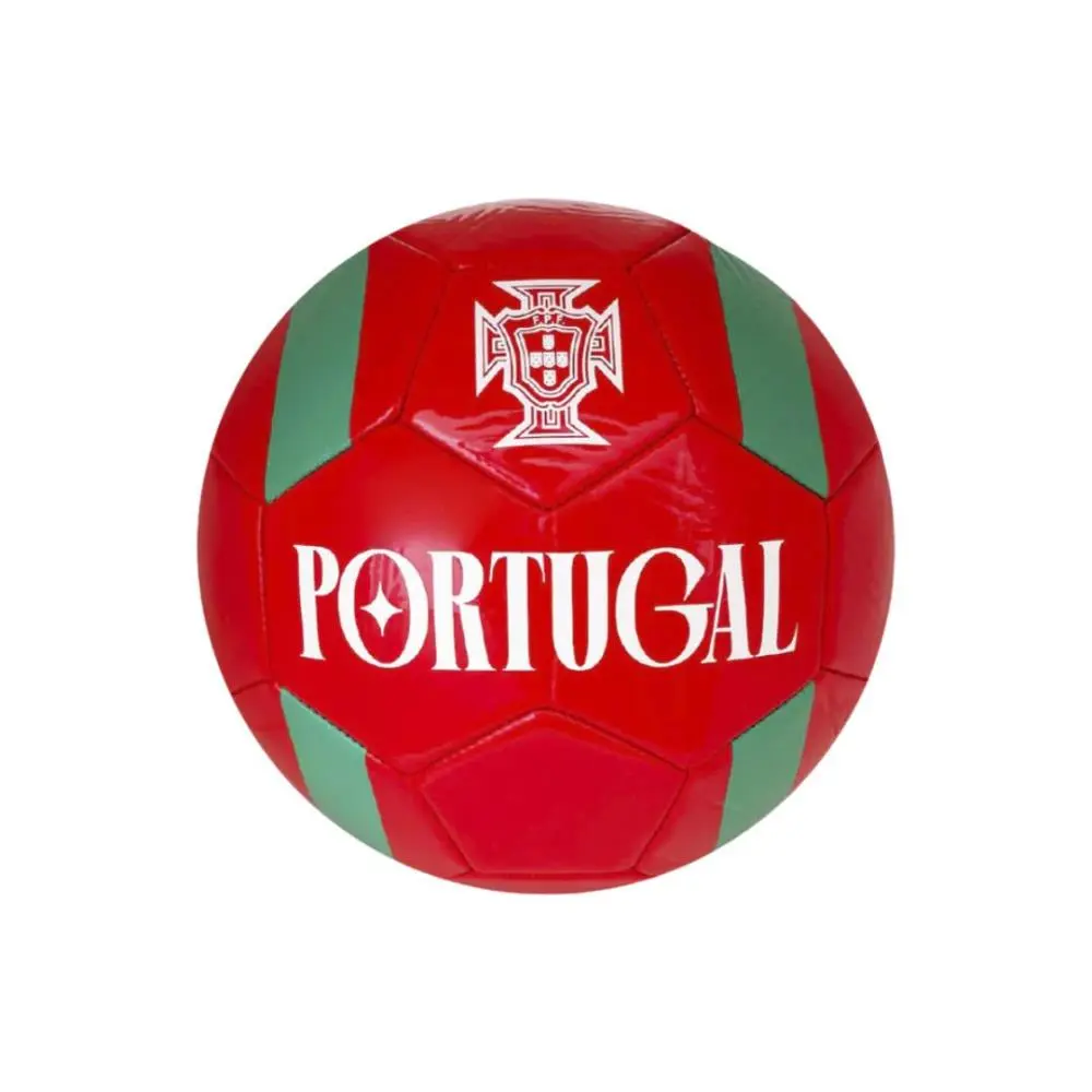 Portugal - Bola de Futebol Vermelha com Letras Brancas Tam.5