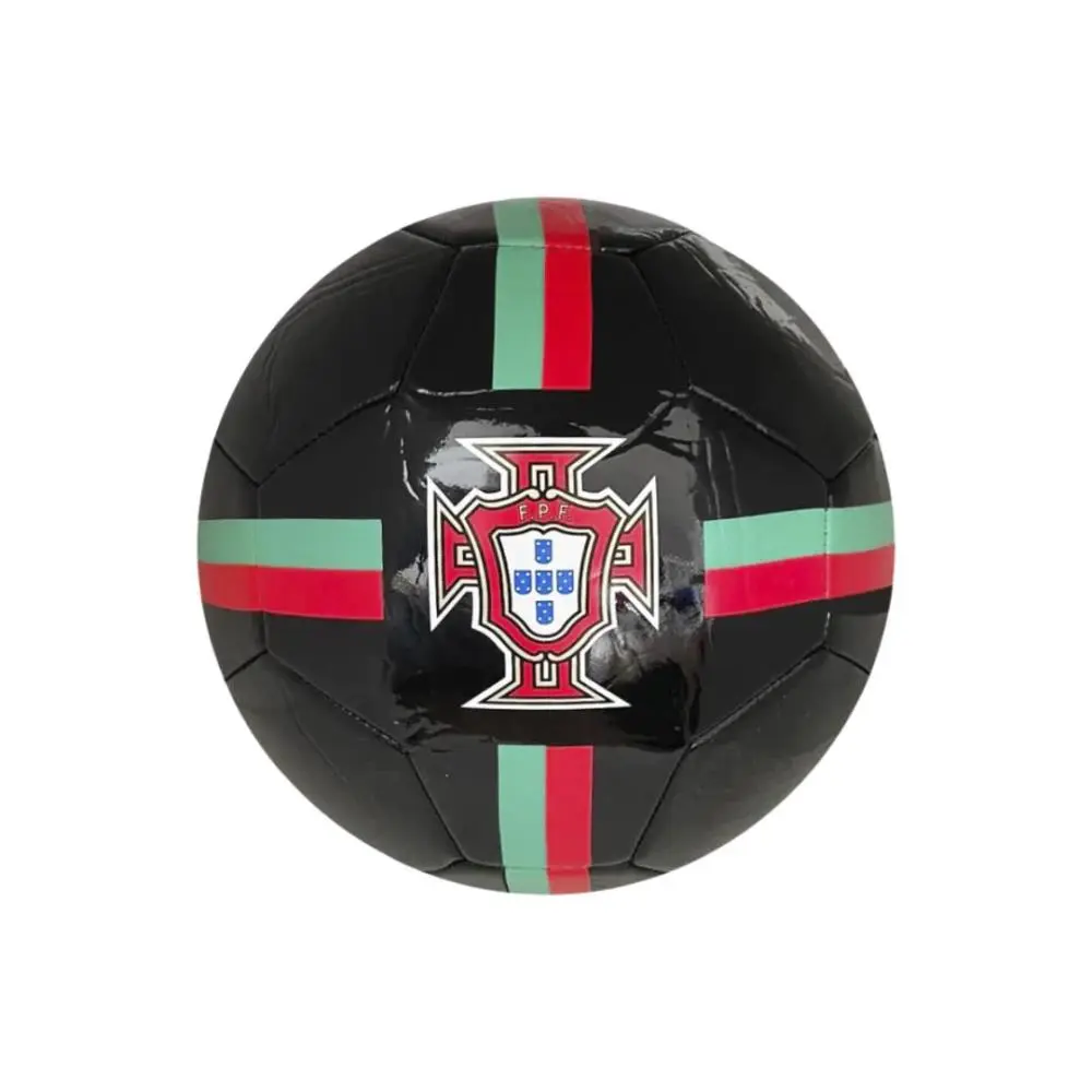 Portugal - Bola de Futebol Preta com Emblema Tam.5
