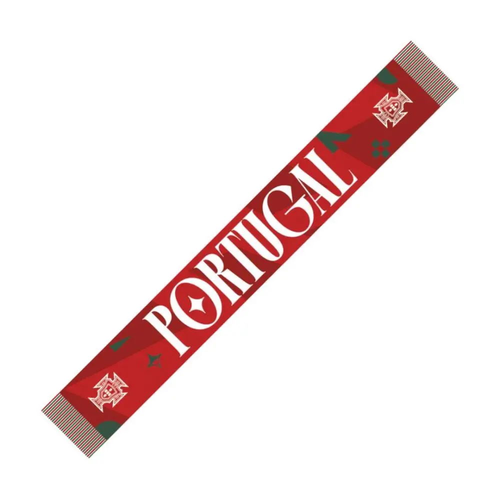 Portugal - Cachecol Vermelho com Letras Brancas - FPF
