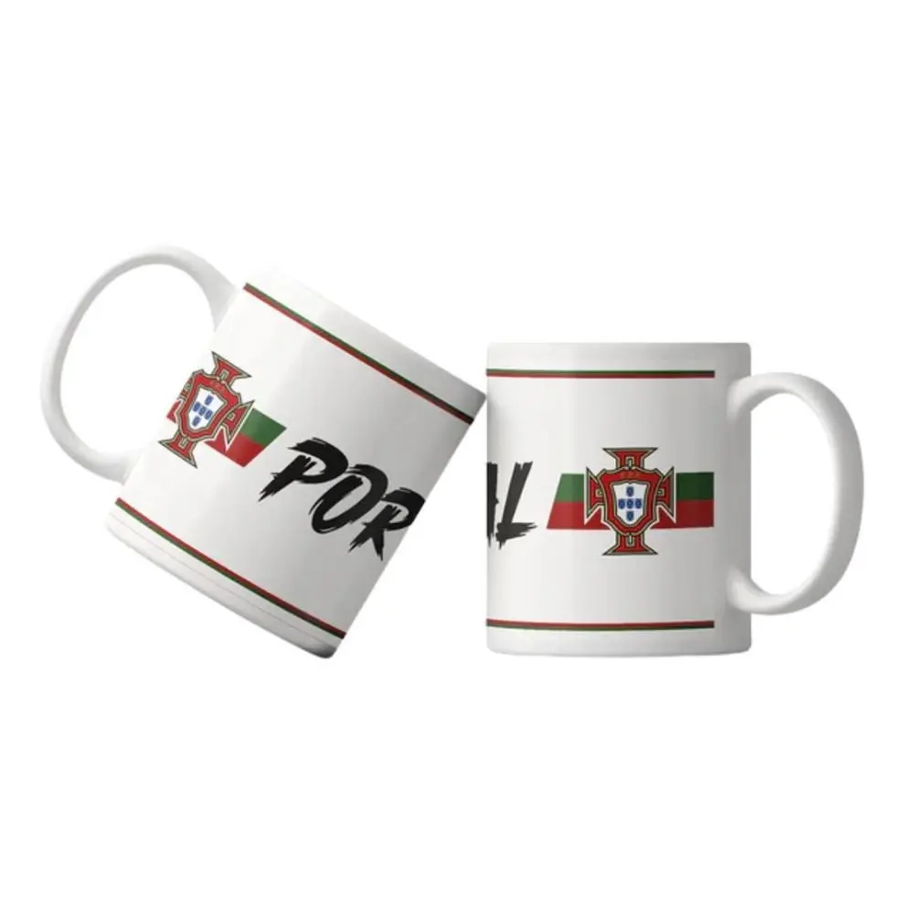 Portugal - Caneca Lettering Branca - FPF