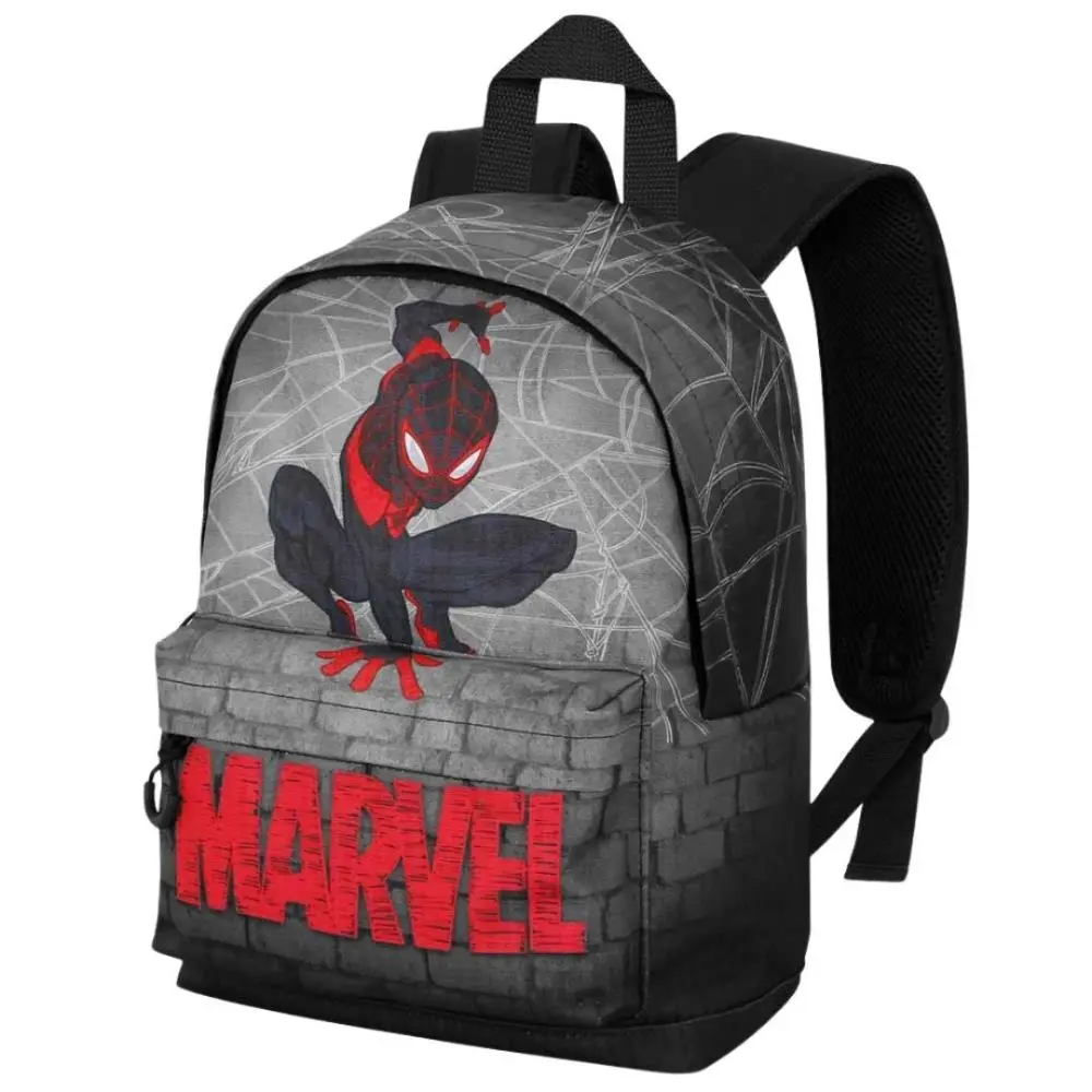 Karactermania - Spiderman - Mochila Infantil Spin HS Fan Cinzenta