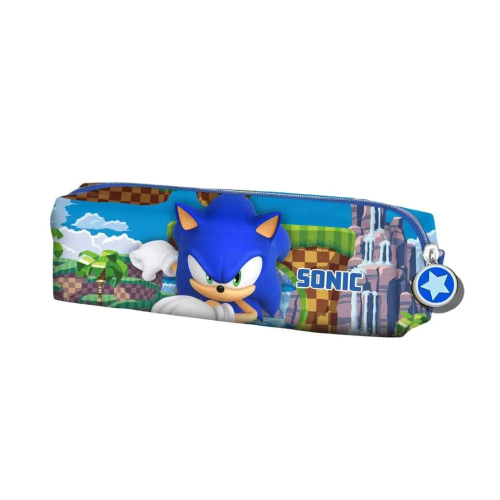 Karactermania - Sonic - Estojo Quadrado Game Azul