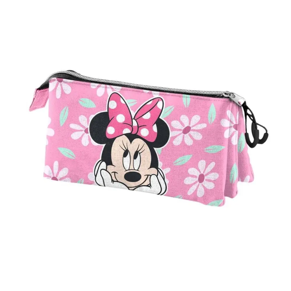 Karactermania - Disney - Minnie - Estojo Triplo Blooming Rosa