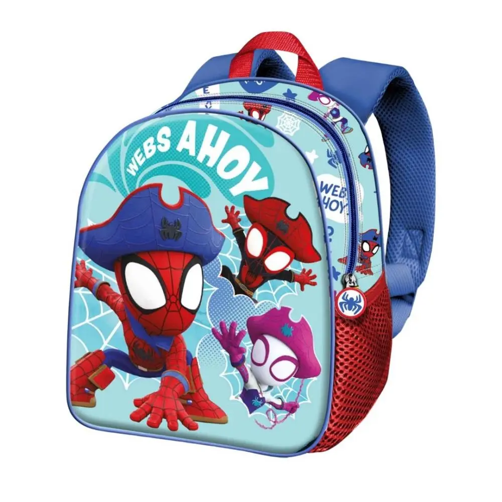 Karactermania - Spiderman - Mochila Infantário 3D Word Elite Azul
