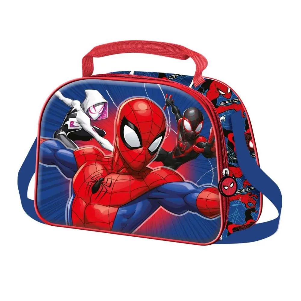 Karactermania - Spiderman - Lancheira Térmica 3D Oval Word Azul