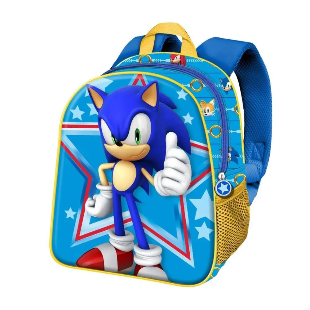 Karactermania - Sonic - Mochila Infantário 3D Elite Star Azul