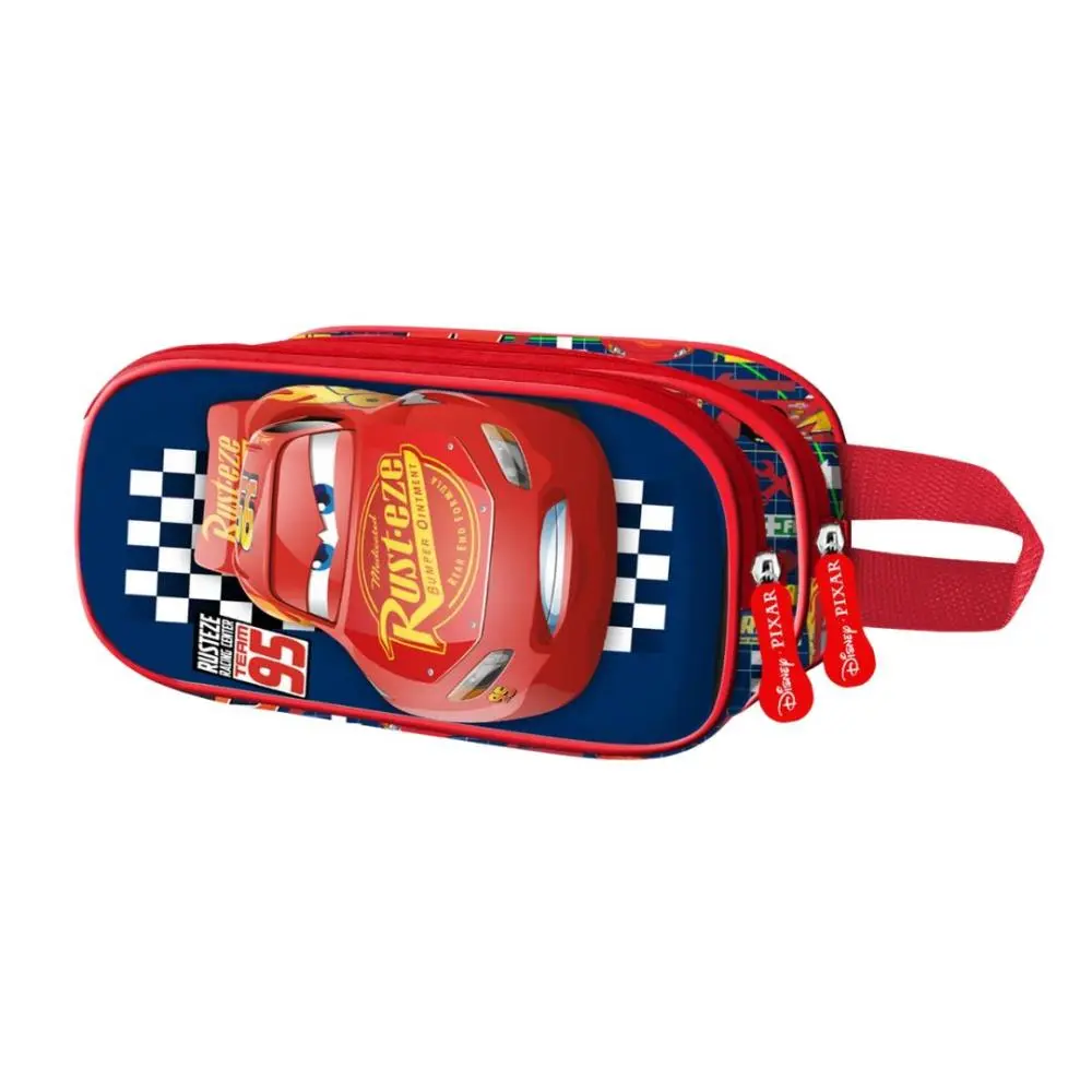 Karactermania - Cars 3 - Estojo Duplo Cups Preto