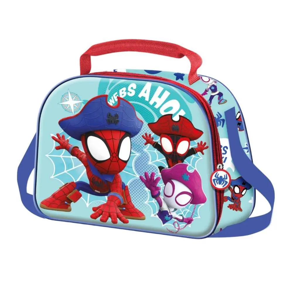 Karactermania - Spiderman - Lancheira Térmica 3D Oval Pirata Azul