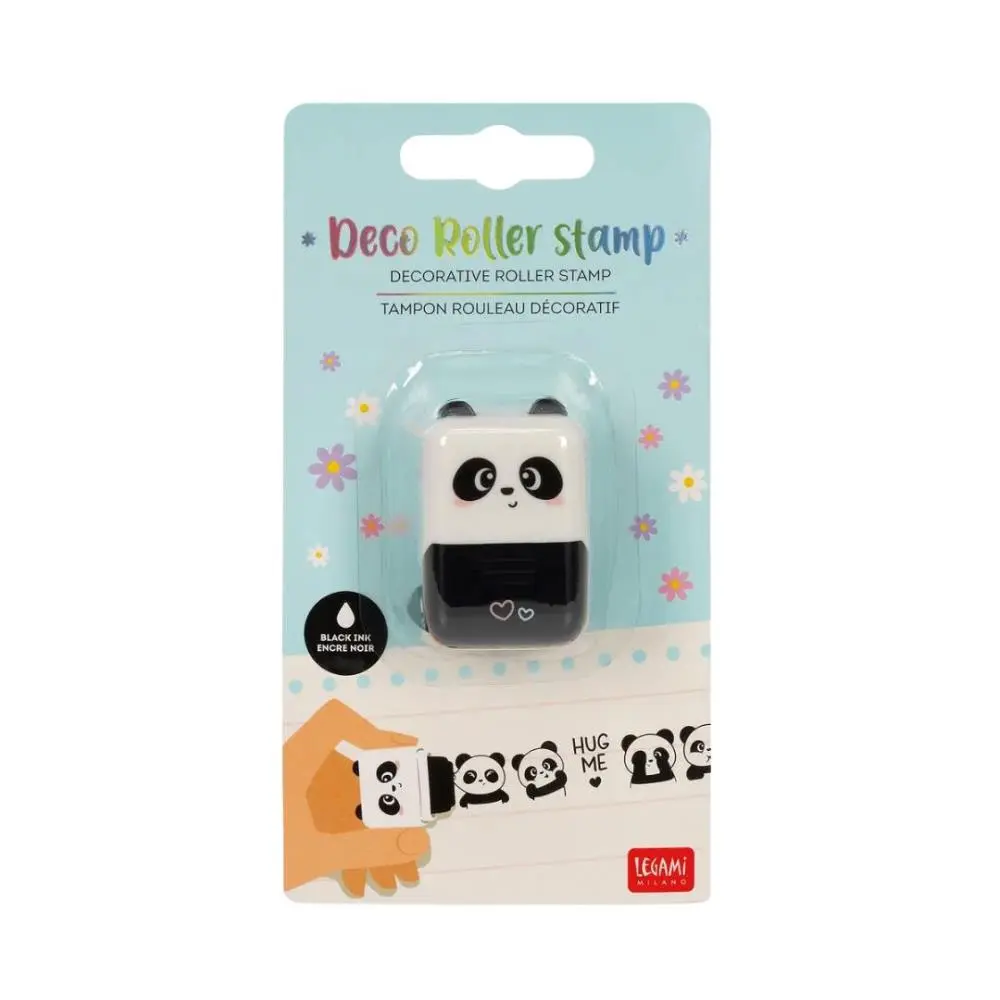 Legami - Deco Roller Stamp - Carimbo Decorativo de Rolo - Panda