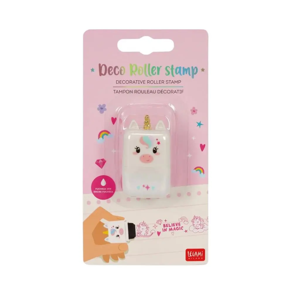 Legami - Deco Roller Stamp - Carimbo Decorativo de Rolo - Unicorn