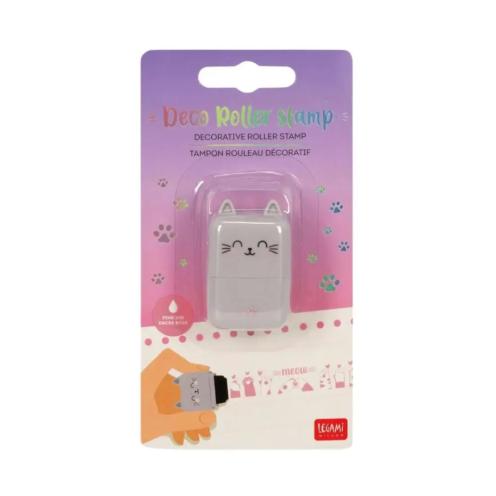 Legami - Deco Roller Stamp - Carimbo Decorativo de Rolo - Kitty