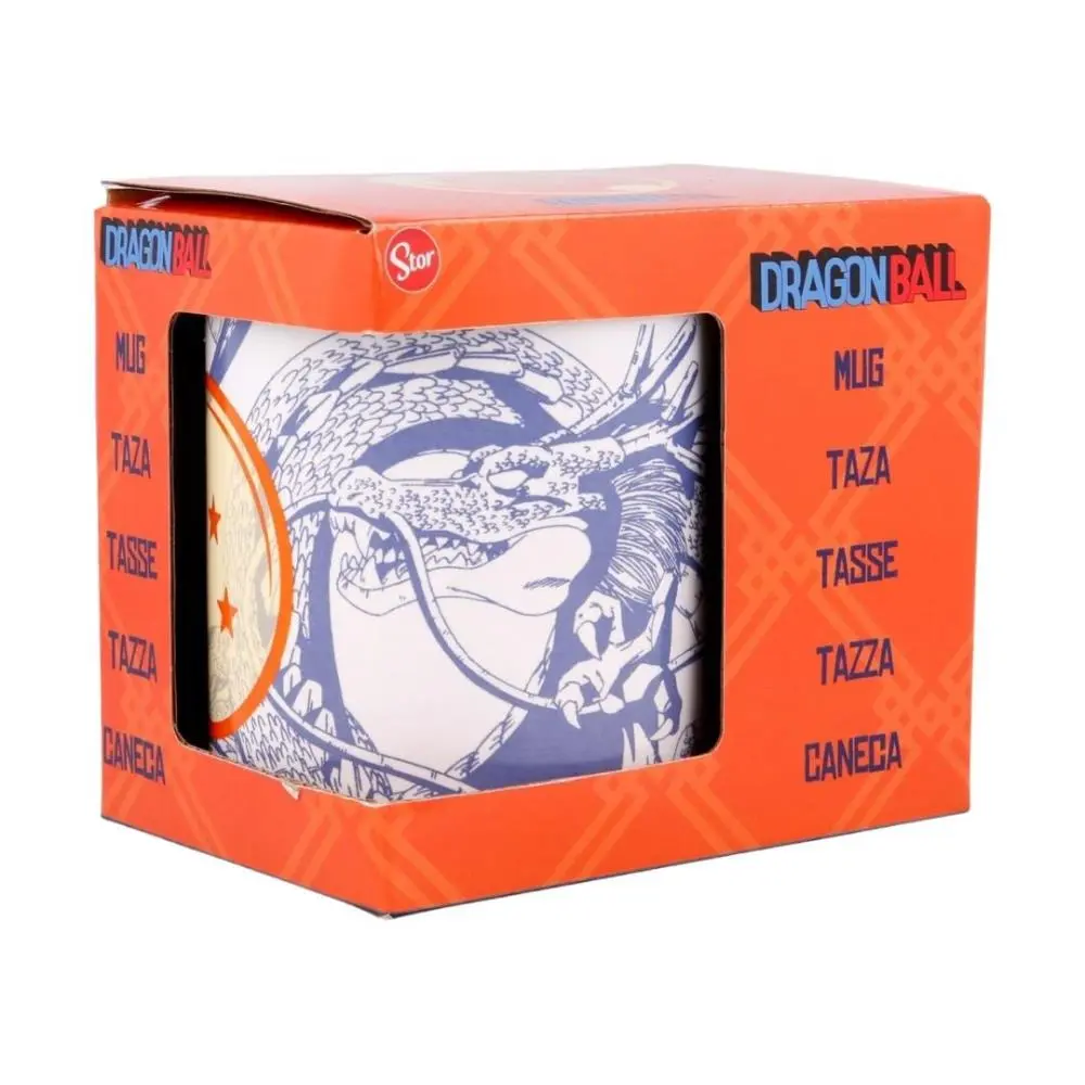 Dragon Ball - Caneca de Cerâmica Branca com Dragão (325 ml)