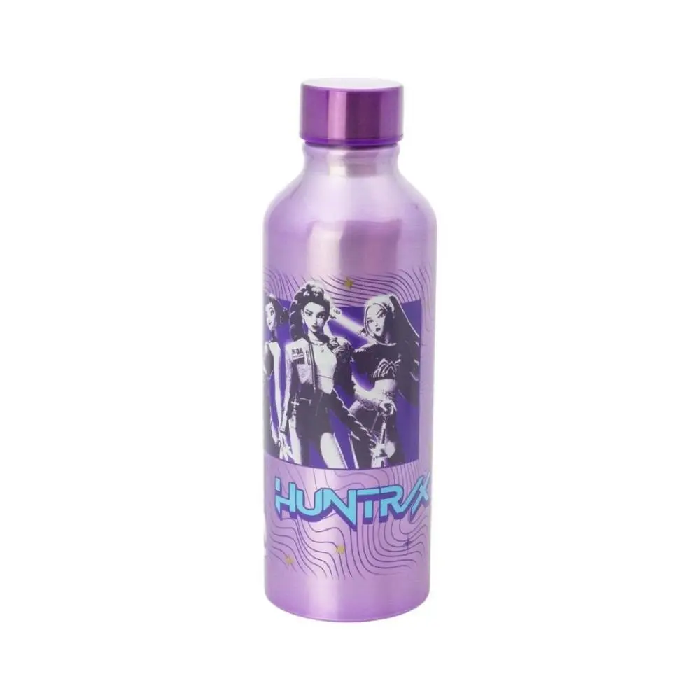 K-POP - Demon Hunters - Garrafa Térmica de Alumínio Trend Roxa 740ml