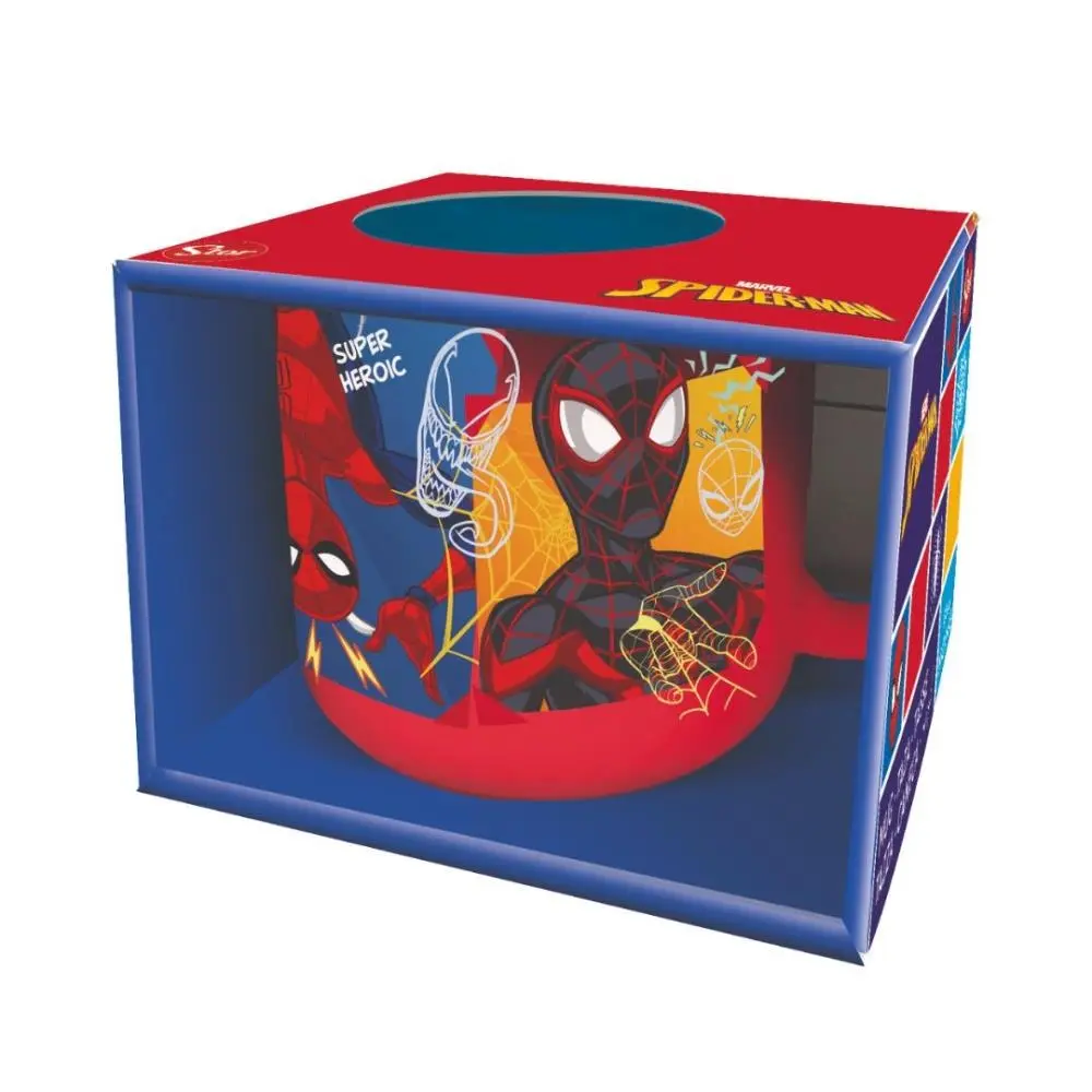 Spiderman - Caneca de Cerâmica Vermelha em Caixa 355ml