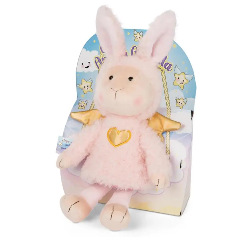 Nici - Anjo da Guarda c/ Oração, Coelha La La Bunnie (30 cm)
