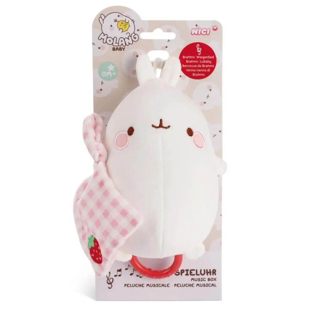 Nici - Molang Baby - Peluche Musical Molang (15 cm)