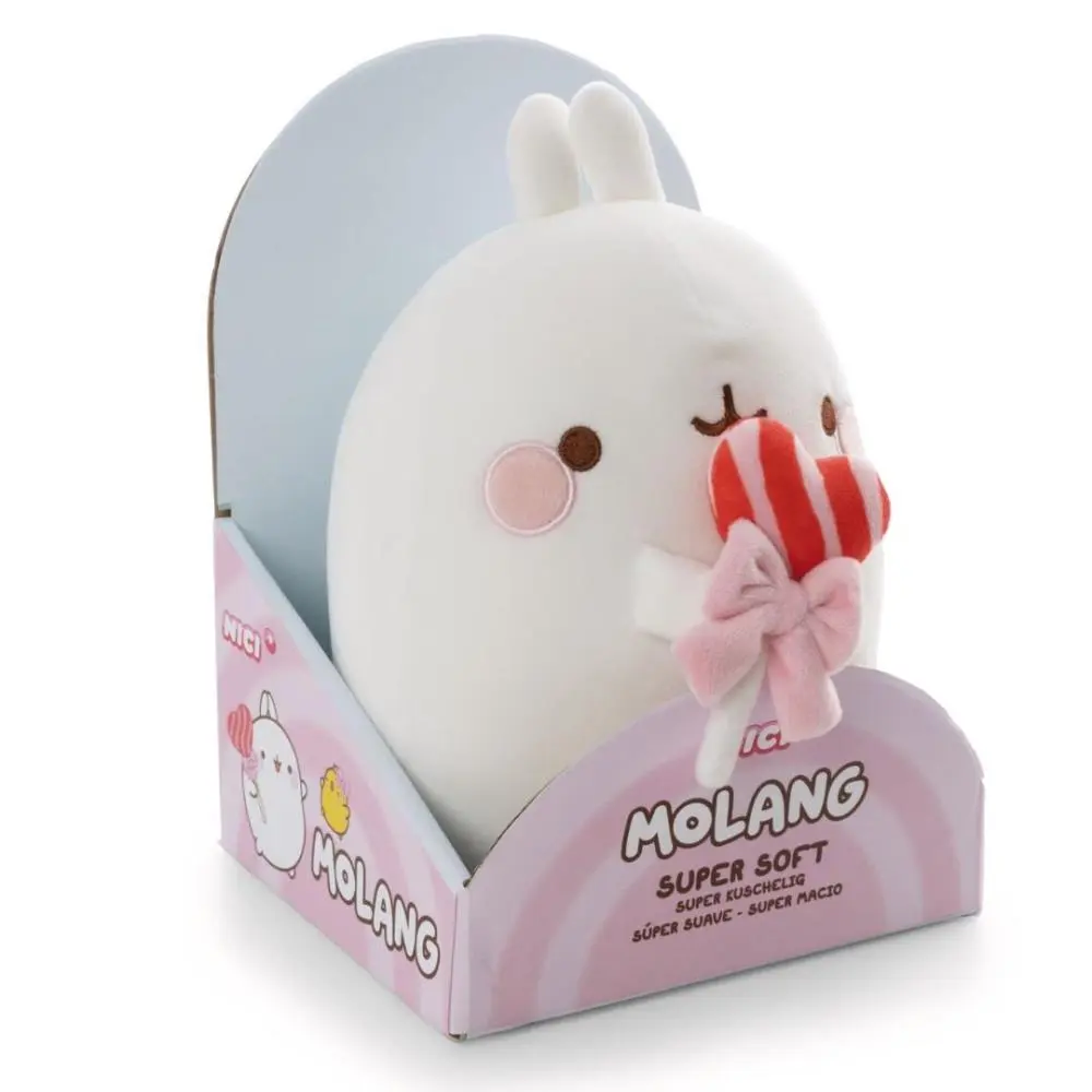 Nici - Molang 2 - Peluche 16 cm c/ Chupa-Chupa  em Caixa