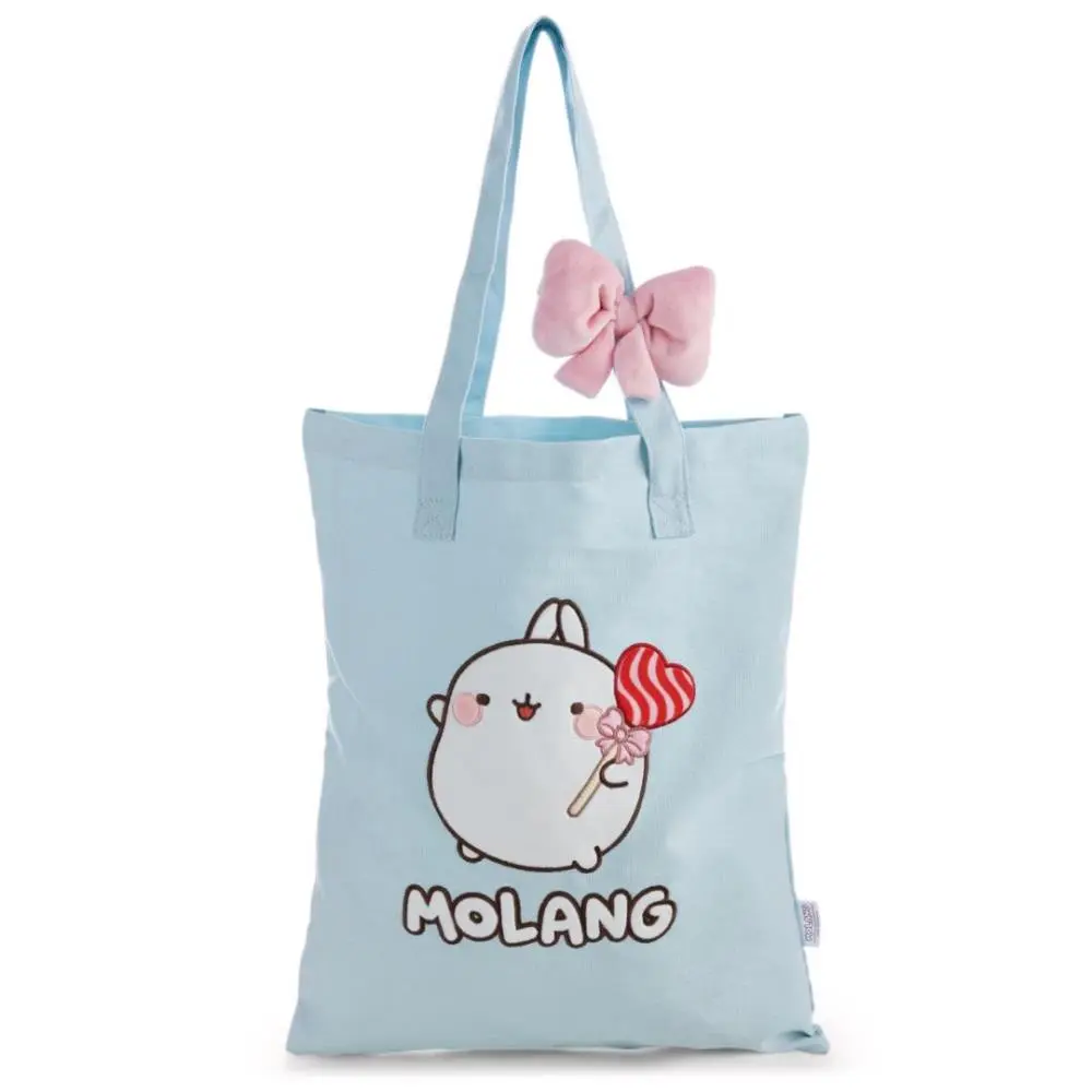 Nici - Molang - Saco de Compras Azul Molang C/ Chupa-Chupa