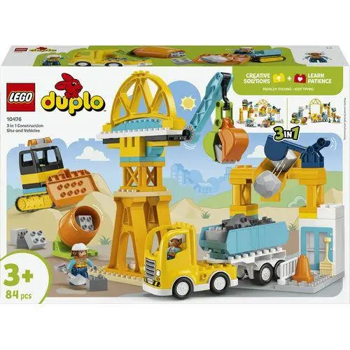 Lego - Duplo - Veículos e Área de Construção 3 em 1 (84 pcs)