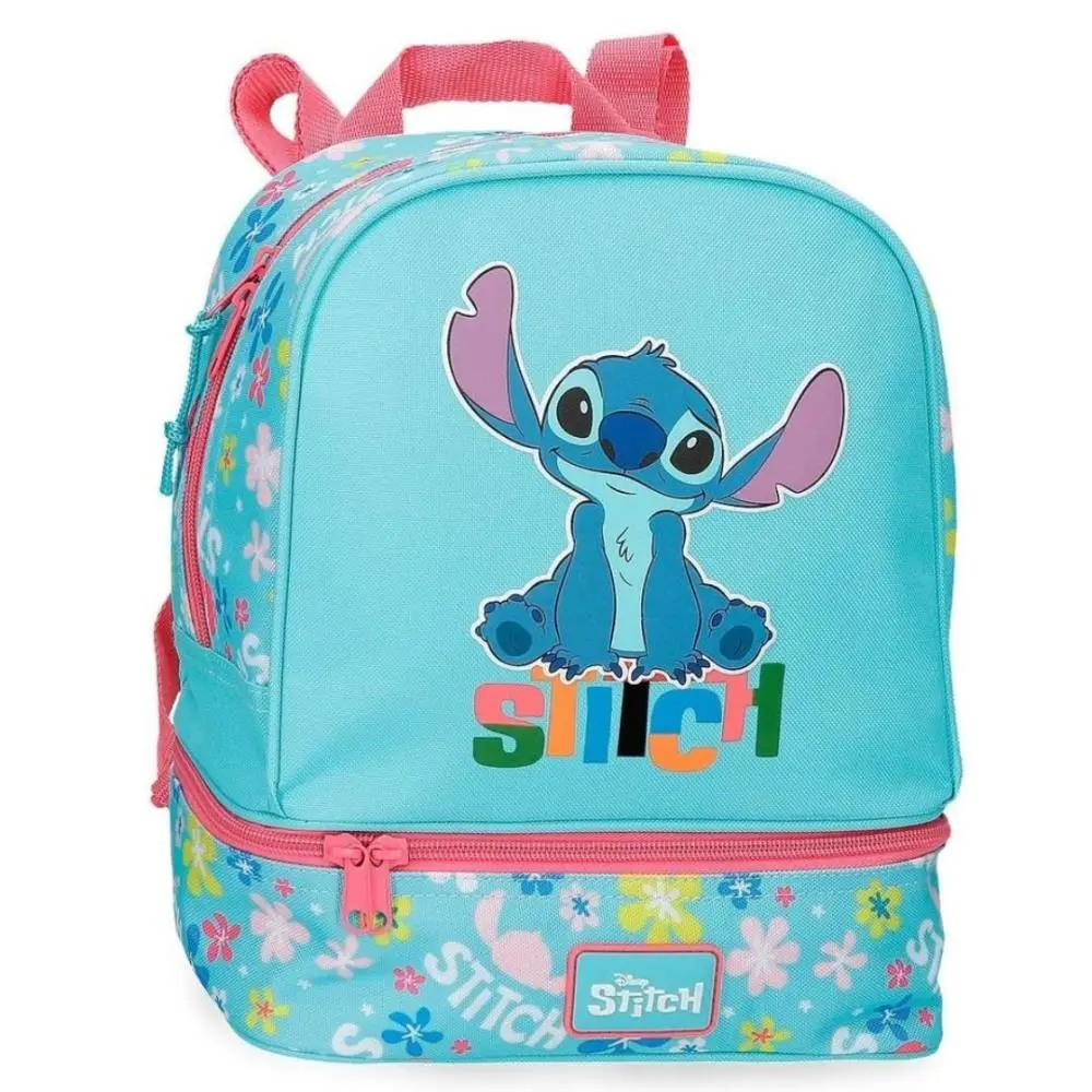 Stitch - Mochila Pequena com Lancheira Térmica ( Aloha )