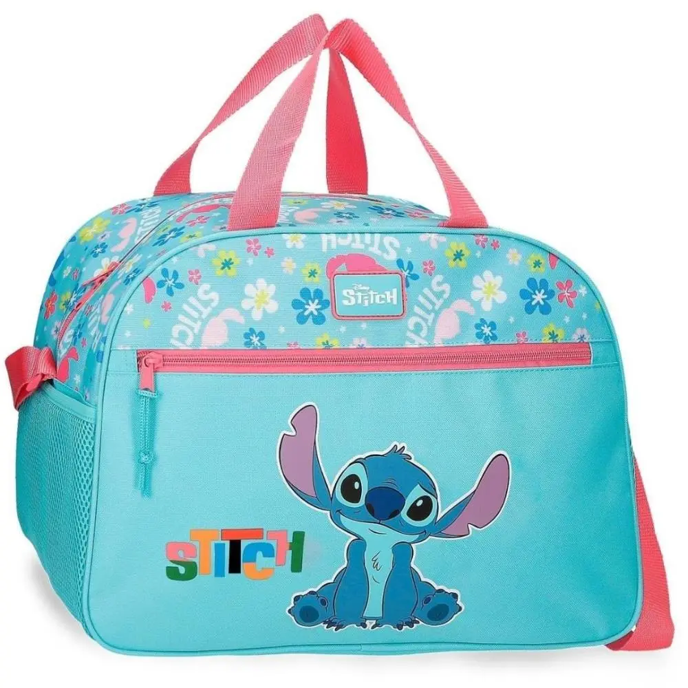 Stitch - Saco de Desporto Azul e Rosa ( Aloha )