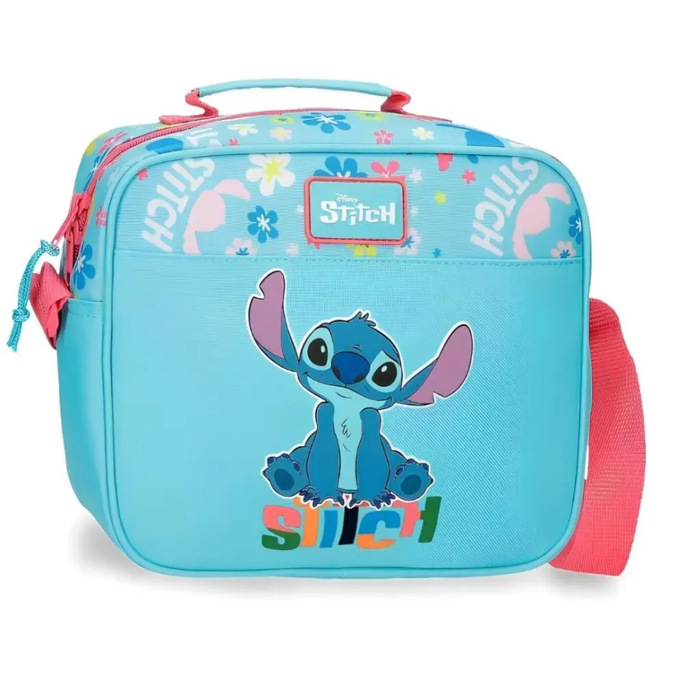 Stitch - Lancheira Térmica Azul e Rosa ( Aloha )