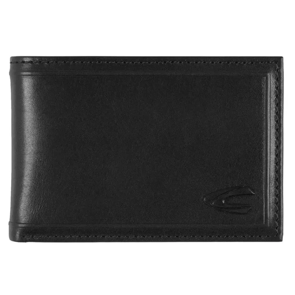 Camel Active - Carteira em Pele Preta"Wood Black"