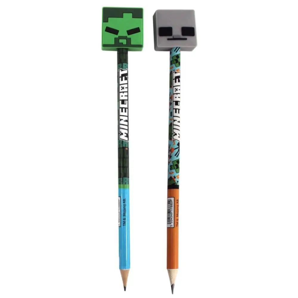 GIM - Minecraft - Lápis HB c/ Pendente em Formato Pixel Art