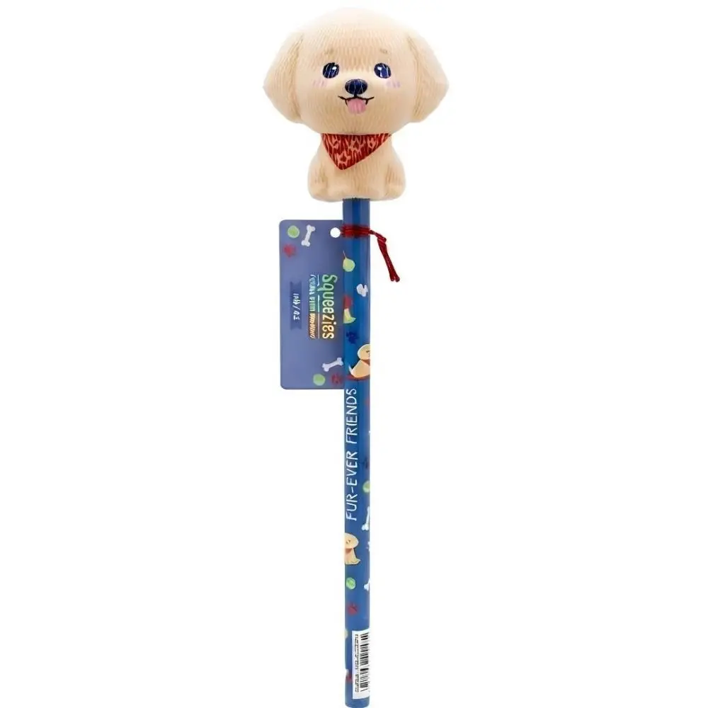 Legami - Squeezies - Lápis com Squishy - Cão Golden Retriever