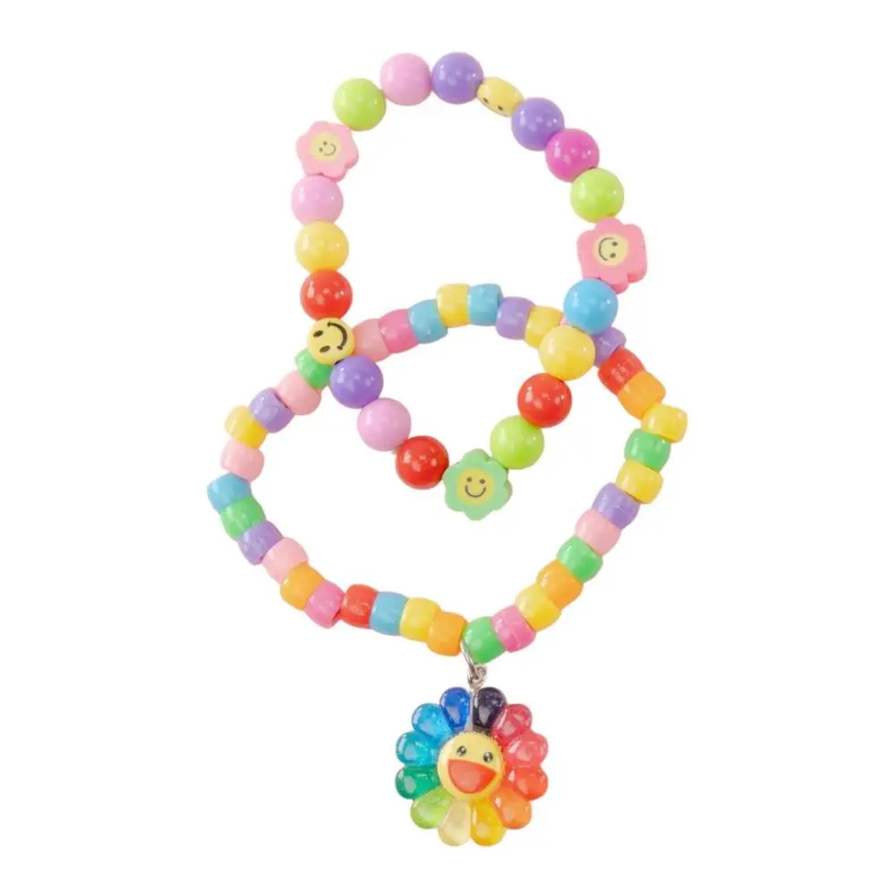 Nice - Pulseiras de Missangas Coloridas com Flores "Precious"