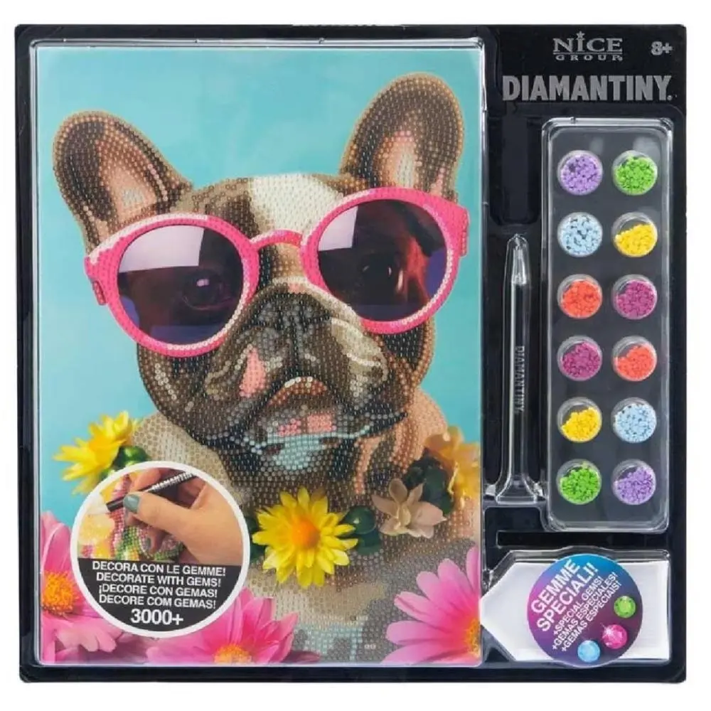Nice - Pintura de Diamante Bulldog