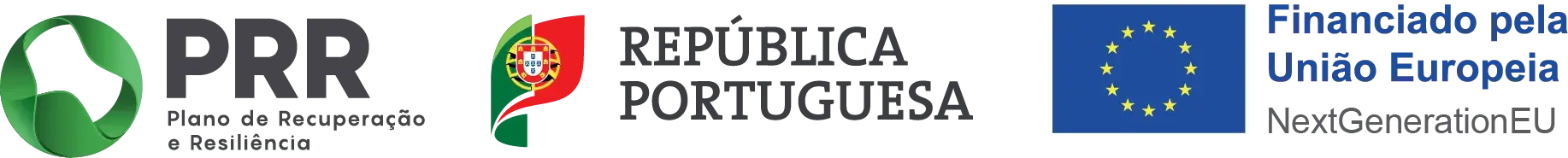 PRR · República Portuguesa · Financiado pela União Europeia